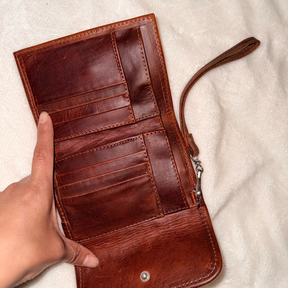 Boho Chic Multicolor Patterned Wristlet - image 2